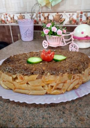 صورة لوصفة طاجن المعكرونة