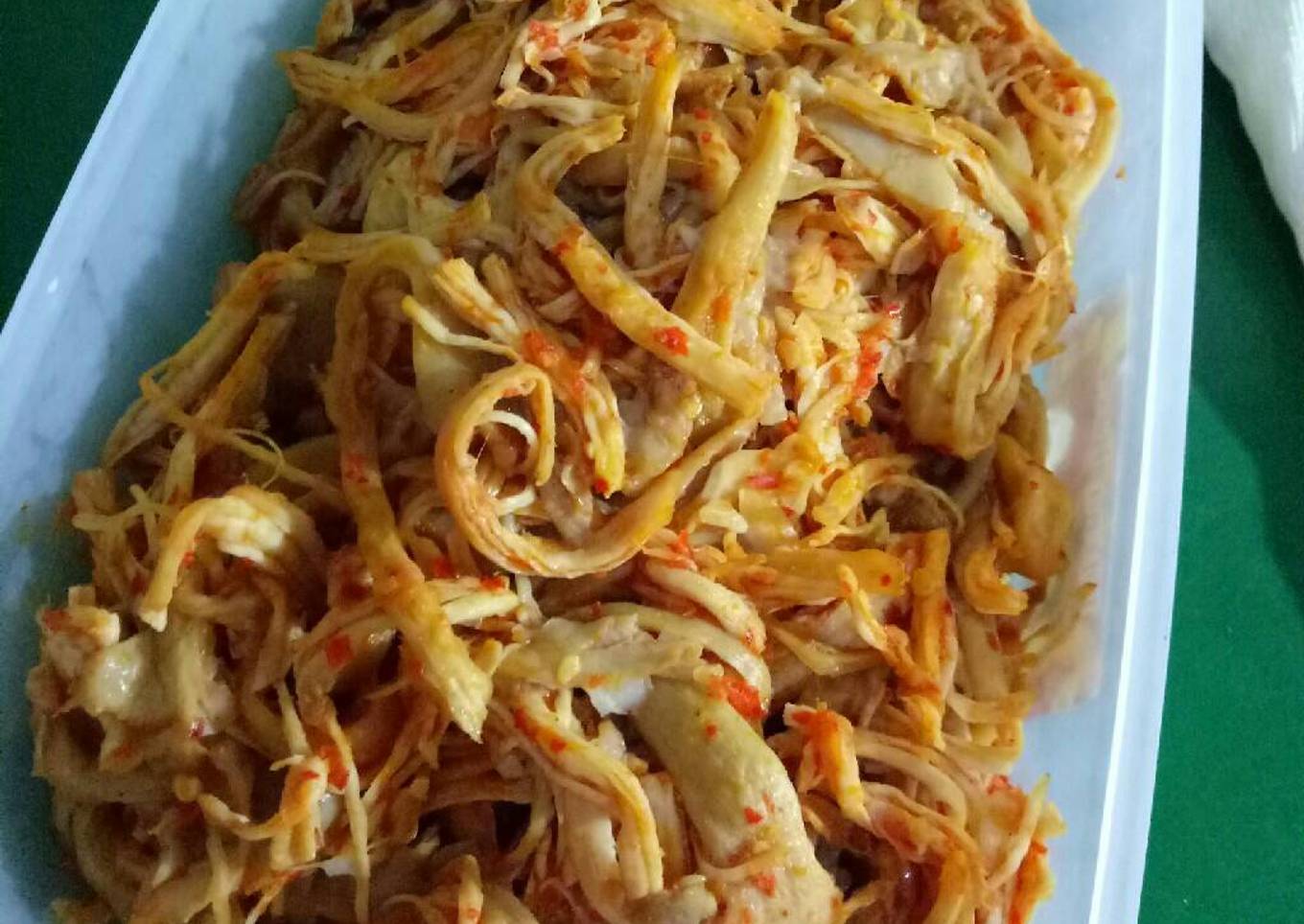 Balado ayam jamur