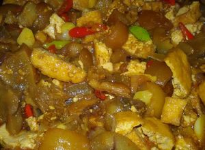 Foto resep Tumis cecek tahu pedas(kulit sapi)