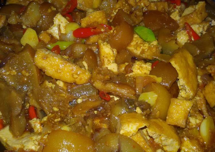 Resep Tumis Cecek Tahu Pedas Kulit Sapi Enak Banget Resep Sayur Com