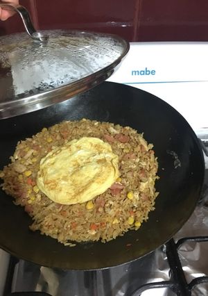 Una foto de Arroz chino