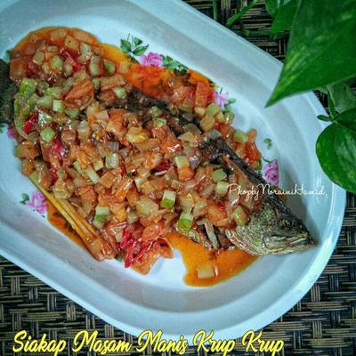 Sambal Masam Manis Ikan Siakap