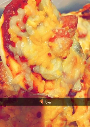 صورة لوصفة بيتزا سريعة 🍕