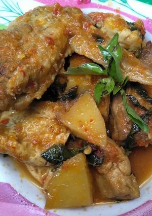 Foto resep Ayam rica-rica pedas kemangi