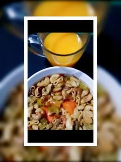 صورة لوصفة معكرونه بالخضار 😄