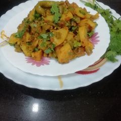 A picture of Beans Aloo.