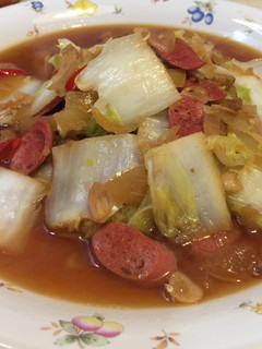 Foto resep Tumis sawi sosis