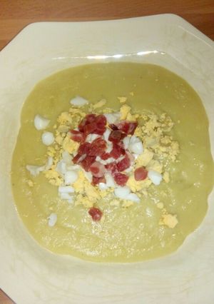 Una foto de Puré de calabacín