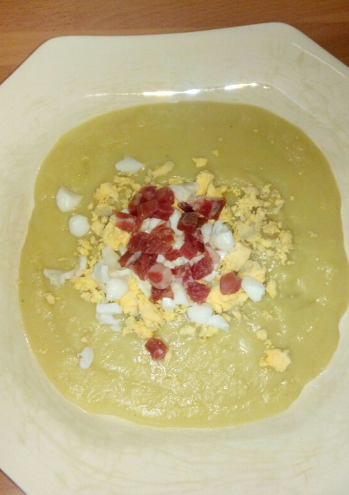 Una foto de Puré de calabacín