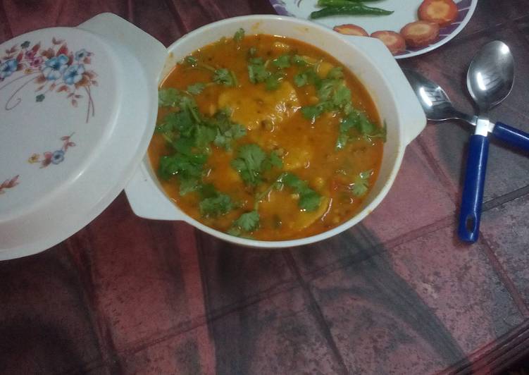 Easiest Way to Make Any-night-of-the-week Rajasthani dal dokli