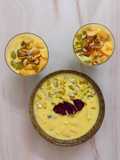 Fruits and dry fruits custard 🍮