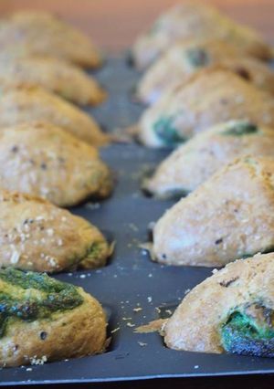Une photo de Madeleines Pesto/Fromage de chèvre
