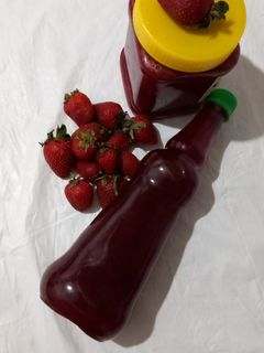 عکسی از دستور مربا و شربت توت فرنگی 🍓❤️