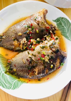 Hình của món Cá rô kho.