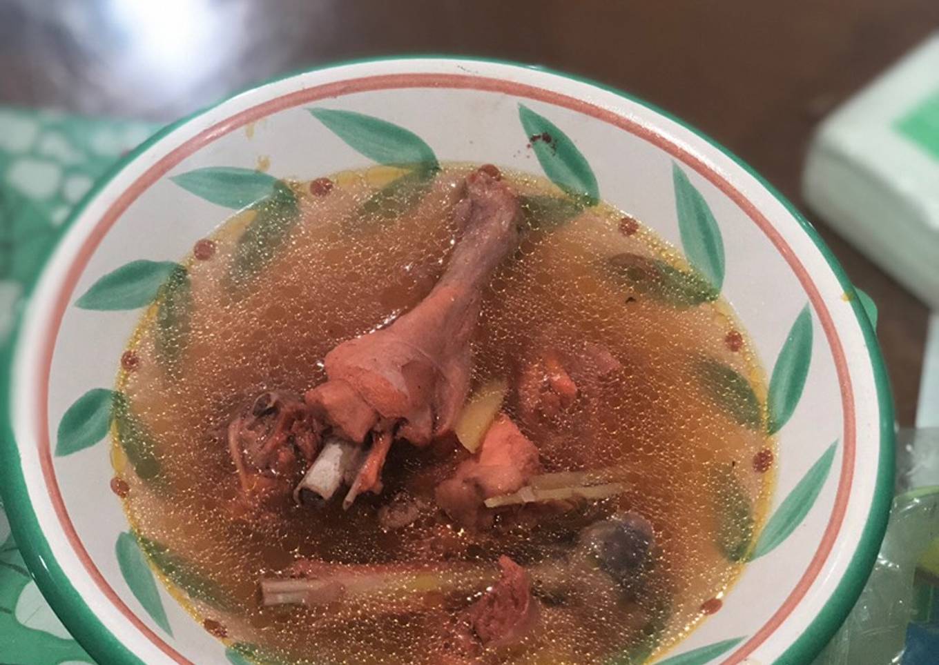 Sup ayam angkak