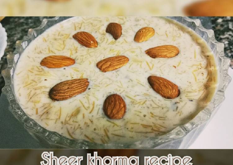 Sheer khorma recipe