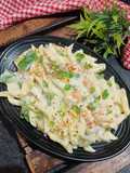 व्हाइट सॉस पास्ता (white sauce pasta recipe in Hindi)