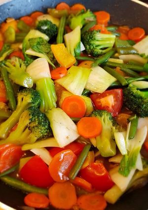 A picture of Cap cay (healty tasty vegetable).