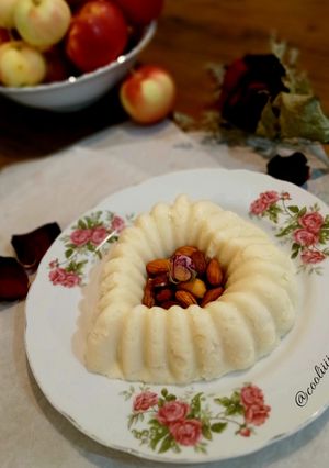 عکسی از دستور دسر سیب🍎