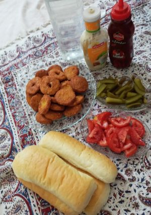 عکسی از دستور فلافل خوشمزه شام امشب ما😋