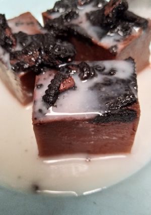 Foto resep Puding Coklat Oreo