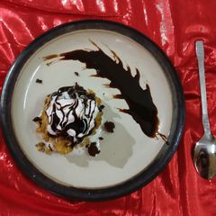 A picture of Fried ice cream.