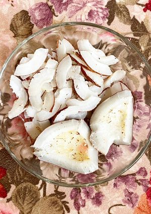 عکسی از دستور چیپس نارگیل