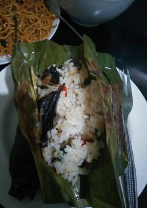 Foto resep Nasi bakar ati ampela