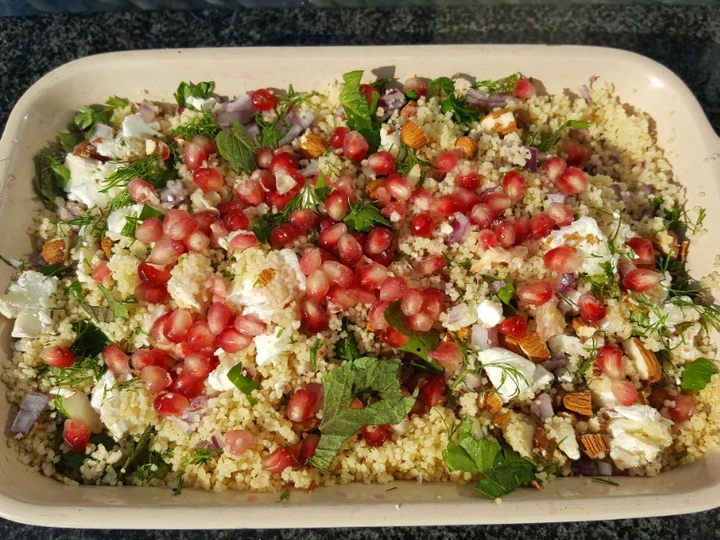 Easy Ways Make|Recipe} Herby feta couscous salad, So Delicious