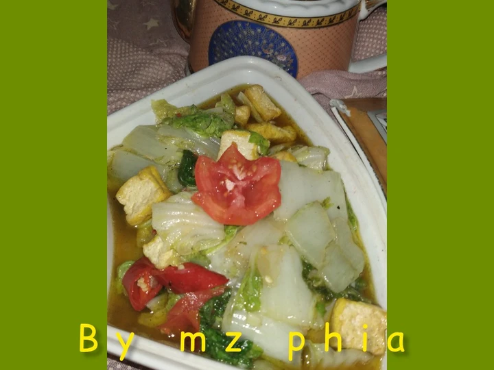 Langkah Mudah untuk Menyiapkan Resep Tumis sawi putih tahu yang  Bikin Ketagihan Anti Ribet, Bisa Manjain Lidah