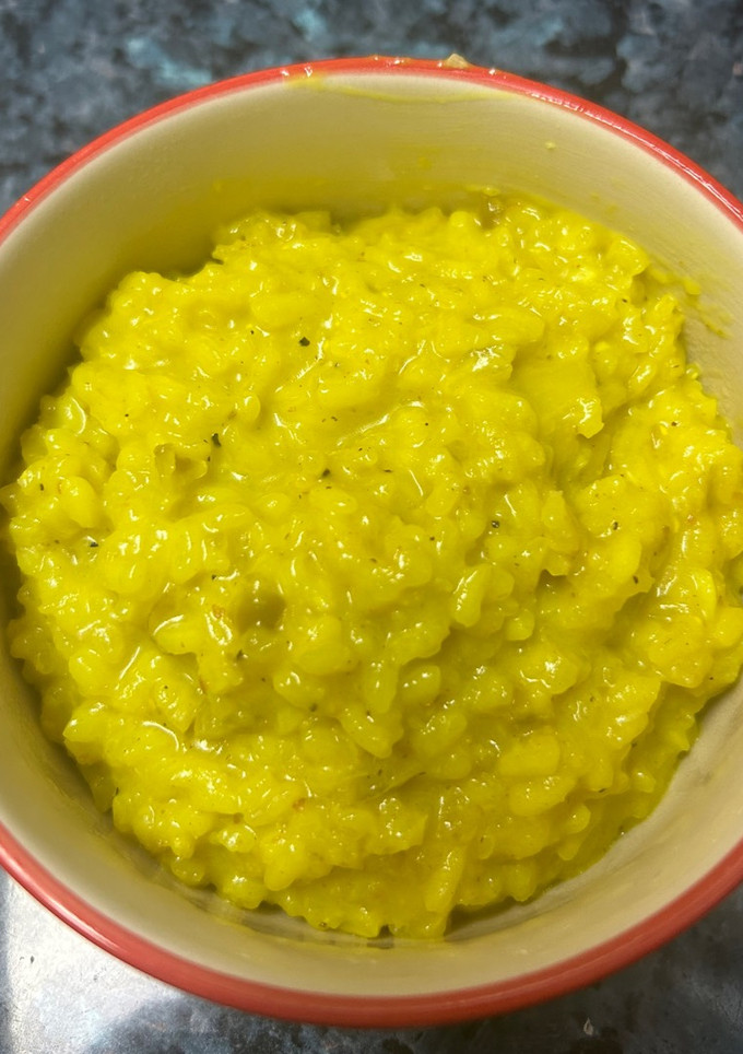 Una foto de Risotto de curry con leche de coco en Thermomix