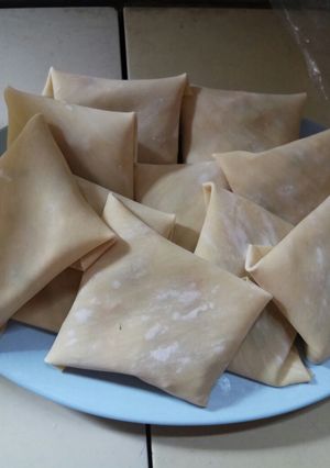Foto resep Martabak isi usus mie