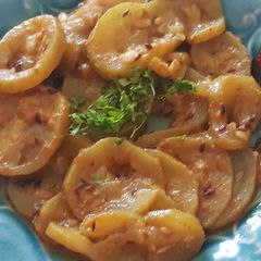 A picture of Dudhi na pita -Lauki Sabji.