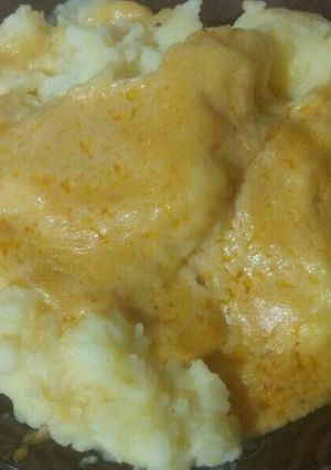 صورة لوصفة بطاطس بصوص الجبنة الشيدر