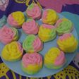 Bolu Mawar Rainbow Kukus