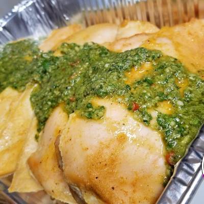Pechugas de Pollo en Salsa Pesto Criolla Receta de José | D'kasa Food  Services- Cookpad