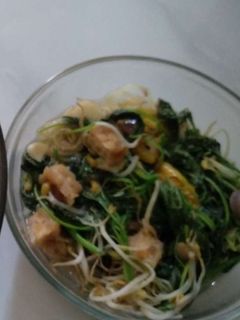 Foto resep Tumis bayam tauge