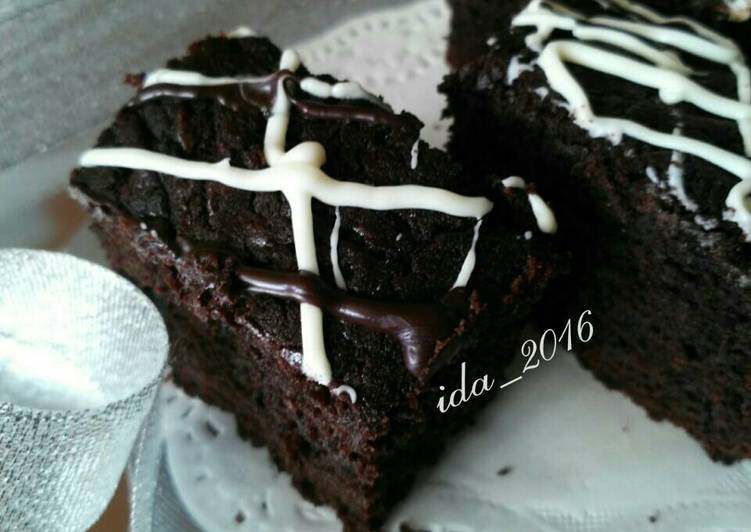 Resep Brownies Panggang Klasik….. (No MIXER), Lezat Sekali