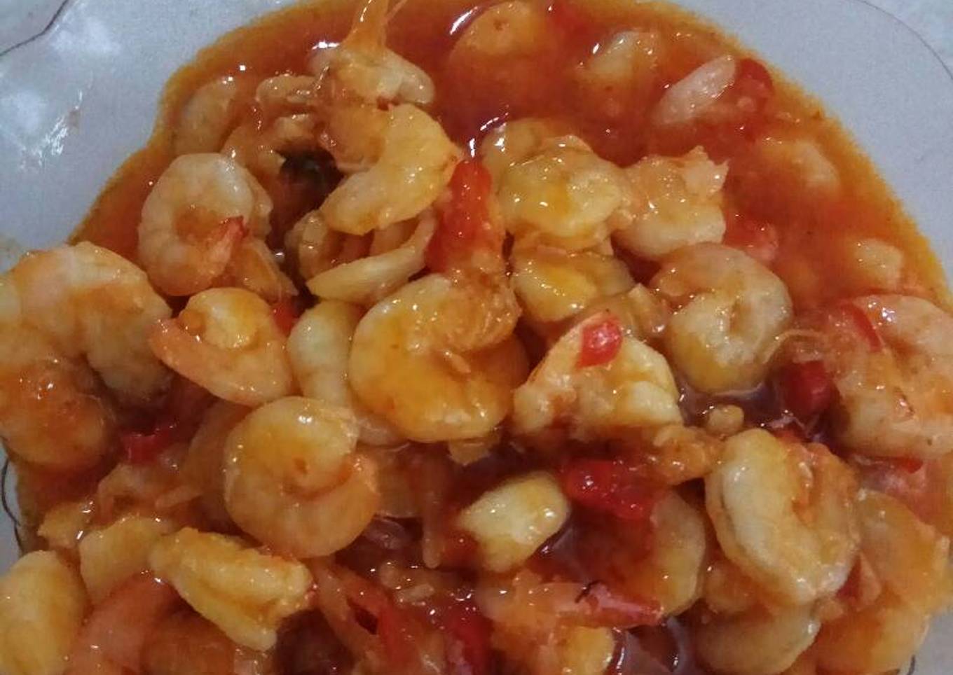Udang asam manis sambal bangkok