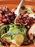 Lebanese Fattoush with Pomegranate Molasses
