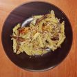 Pasta con setas y quinoa
