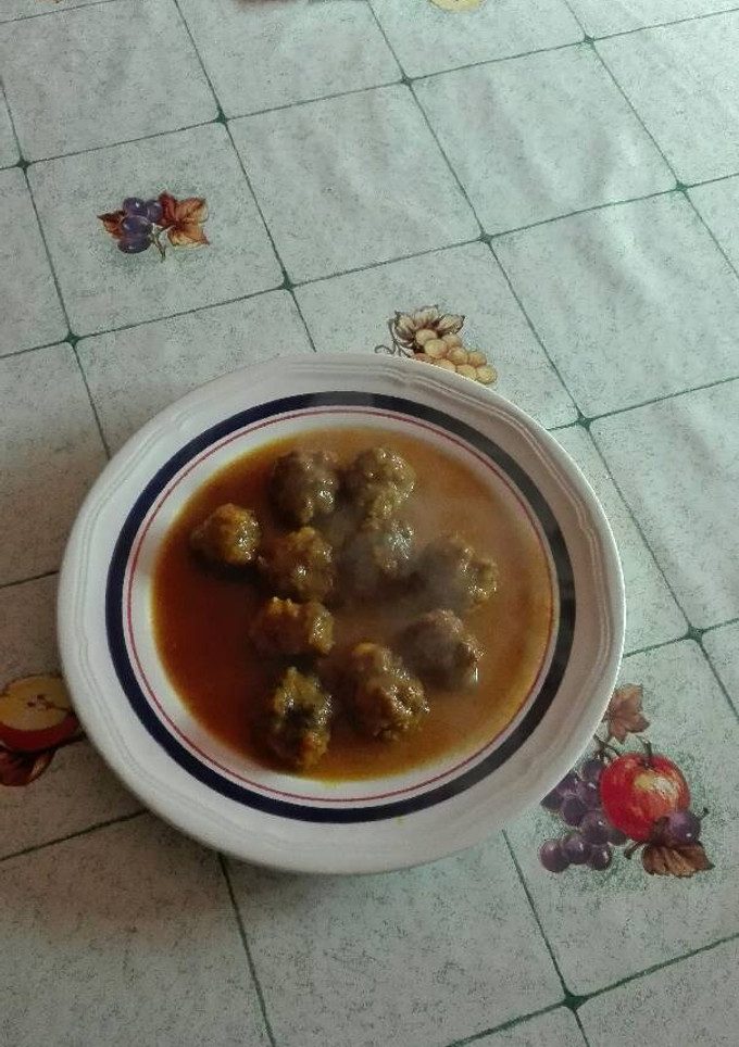 Una foto de Albóndigas de liebre en salsa
