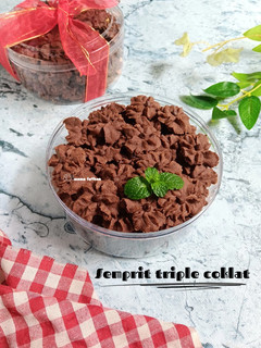 Foto resep Semprit triple coklat