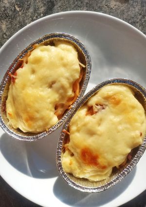 Foto resep Spagetti Brulee Simple