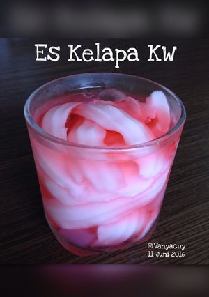 Foto resep Es Kelapa Muda KW / Imitasi / Palsu