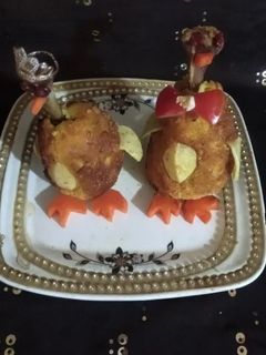 عکسی از دستور ران مرغ دروغین (غذای ترکی)