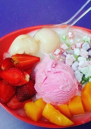 Foto resep Es Buah Pelangi