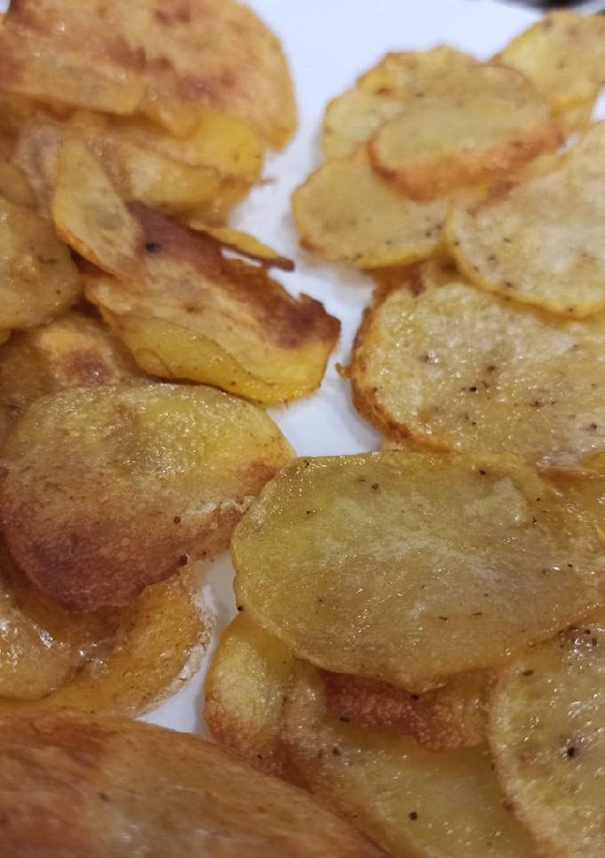 Una foto de Chips de patata al horno