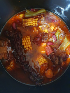 Una foto de Frijoles colorados, levanta muertos !