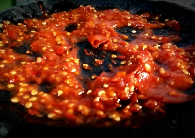 Rahasia Memasak Sambal Tomat Mentah🍴 yang Lezat